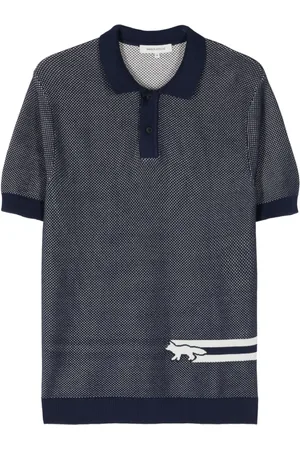 Maison Kitsuné Poloshirt mit Fox-Motiv