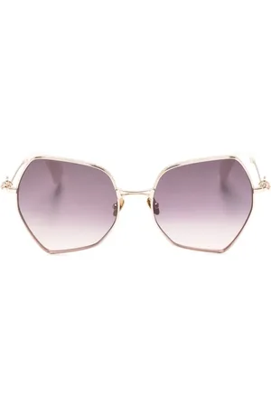 Vivienne Westwood Hardware Orb Sonnenbrille mit sechseckigem Gestell