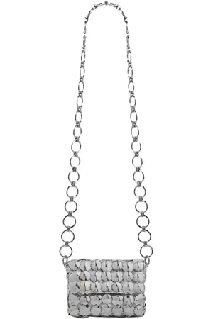 Paco rabanne Schultertasche in Metallic