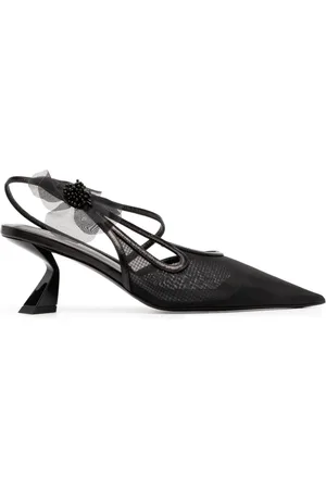 Nensi Dojaka Pumps mit Blumendetail 65mm