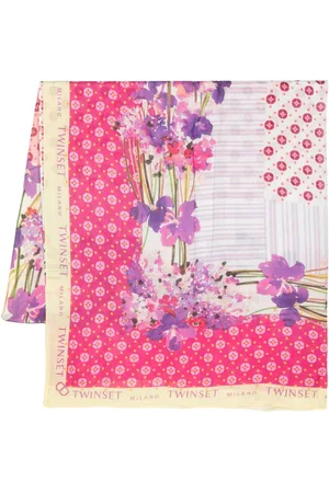 Twin-Set Schal mit Blumen-Print