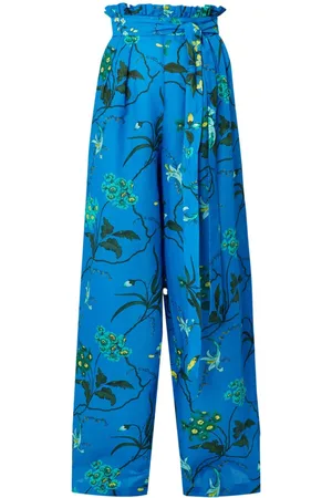 Erdem Weite Hose mit Blumen-Print