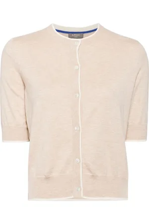 N.PEAL Kurzärmeliger Cardigan