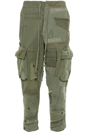 GREG LAUREN Hose im Patchwork-Design