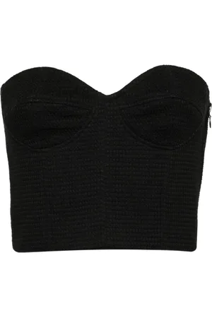 FORTE FORTE Cropped-Top mit Herzausschnitt