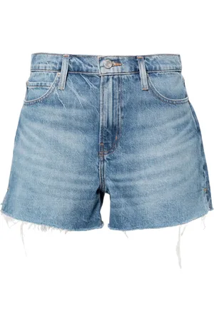 Frame Ungesäumte Vintage Jeans-Shorts