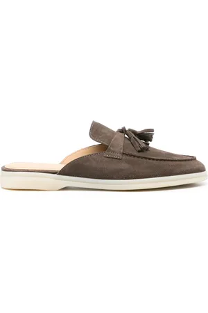 Scarosso Lucrezia Mules aus Wildleder mit Quaste