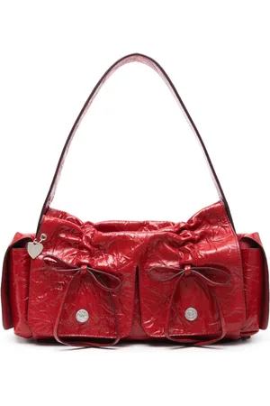 Acne Studios Schultertasche in Knitteroptik