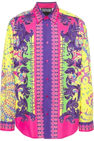 VERSACE Hemd mit Animal-Print