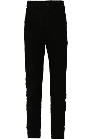 POÈME BOHÉMIEN Schmale Hose mit Knitteroptik