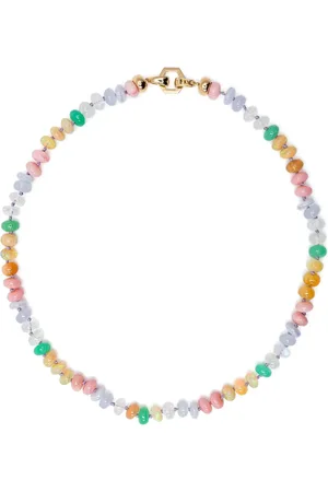 HARWELL GODFREY 18kt Foundation Gelbdgoldhalskette mit Perlen