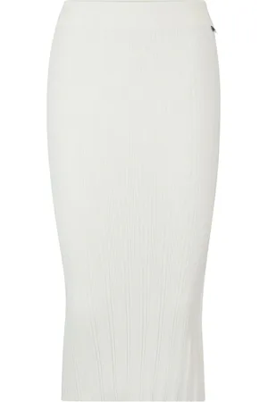 HUGO BOSS Gerippter Midirock