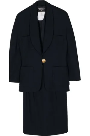 CHANEL 1990er pre-owned einreihiges Kostüm