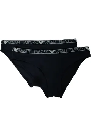 Emporio Armani Set aus zwei Slips mit Logo-Bund