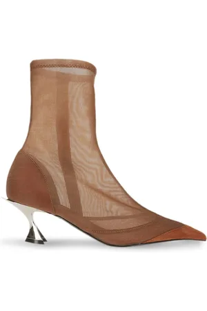 MUGLER Spitze Fang Mesh-Stiefel 55mm