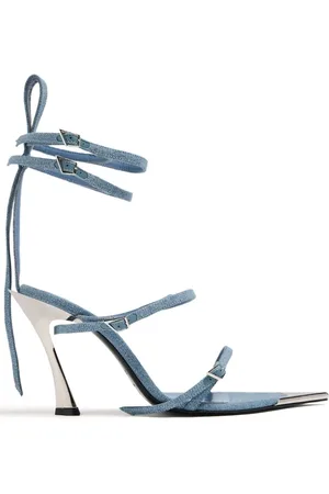 MUGLER Fang Jeans-Sandalen 95mm