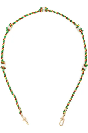 Marie Lichtenberg 14kt Mauli Silky Rasta Gelbgoldhalskette