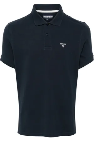 Barbour Poloshirt mit Logo-Stickerei