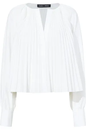 Proenza Schouler Monica Bluse mit Faltendetail