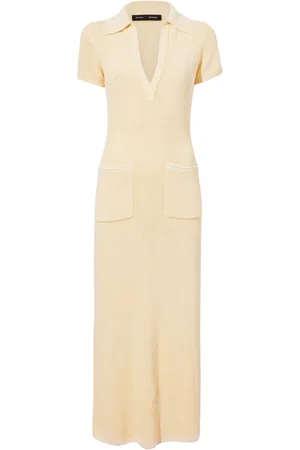 Proenza Schouler Strickkleid mit kurzen Ärmeln