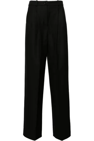 HUGO BOSS Schurwollhose mit Bundfalte