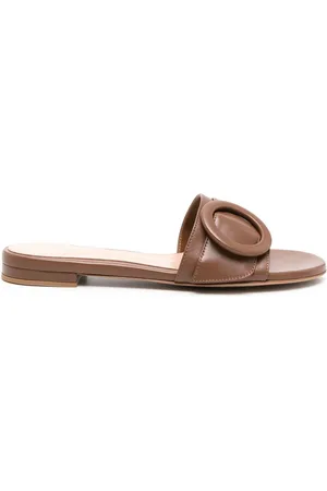 Gianvito Rossi Pantoletten mit Schnalle