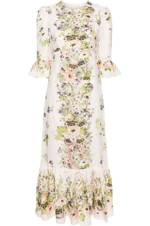 ZIMMERMANN Halliday Maxikleid mit Blumen-Print