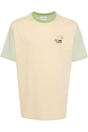 Café Kitsuné T-Shirt in Colour-Block-Optik