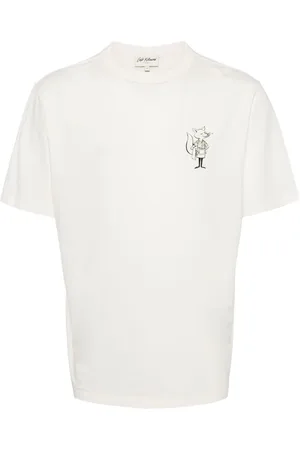 Café Kitsuné T-Shirt mit Fuchs-Print