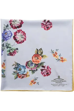Prada Schal mit Blumen-Print