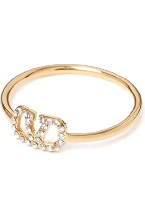 VALENTINO GARAVANI VLogo Ring mit Kristallen