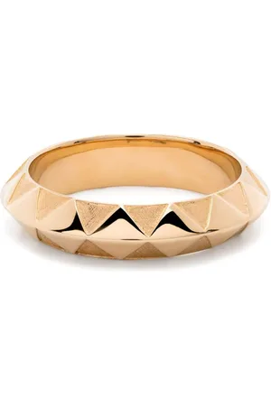 HARWELL GODFREY 18kt Cable Edge Gelbgoldring