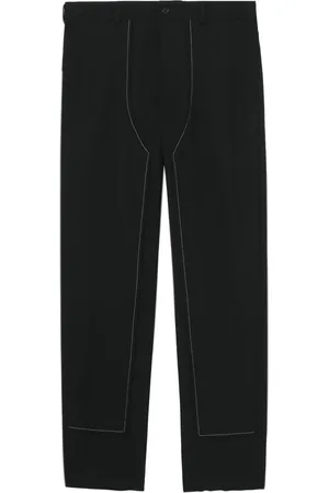 Comme des Garçons Gerade Hose mit Ziernähten