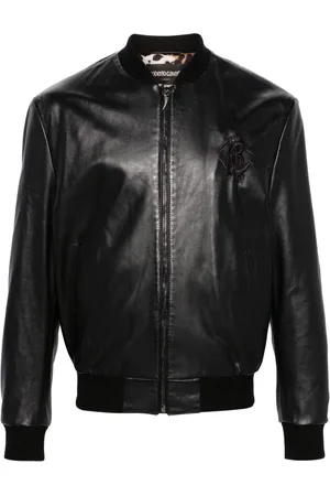 Roberto Cavalli Bomberjacke aus Leder