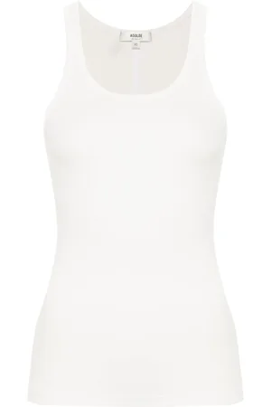 AGOLDE Geripptes Stricktop
