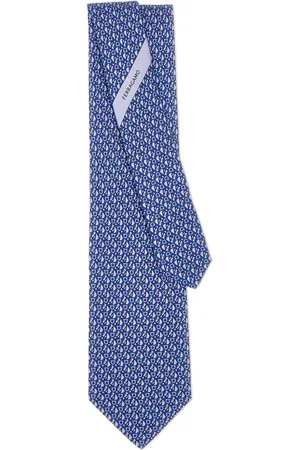 Salvatore Ferragamo Seidenkrawatte mit Pferde-Print