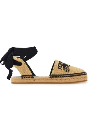 Salvatore Ferragamo Espadrilles aus Bast