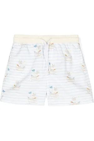 PATACHOU Badeshorts mit Teddy-Print