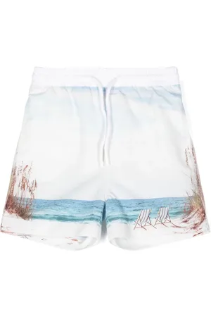 PATACHOU Badeshorts mit Strand-Print