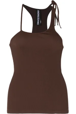 ANDREADAMO Asymmetrisches Trägershirt