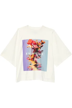 Purple Brand T-Shirt mit Farbklecks-Print