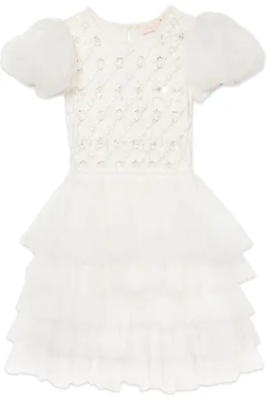 Tutu Du Monde Floral Lattice Kleid aus Tüll