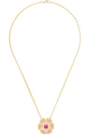 HARWELL GODFREY 18kt Petunia Gelbgoldhalskette
