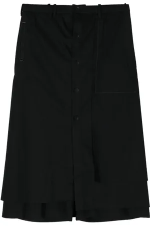 YOHJI YAMAMOTO Gewickelte Cropped-Hose