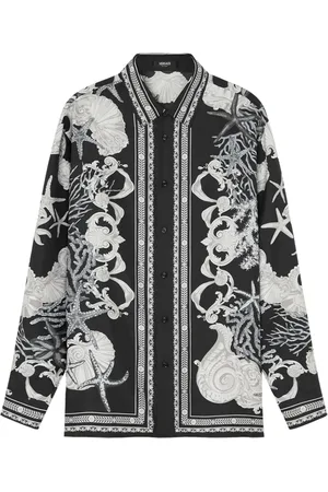 VERSACE Barocco Sea Hemd aus Seide