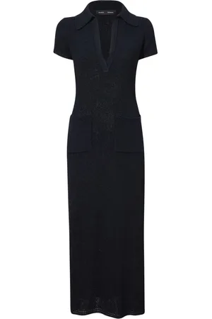 Proenza Schouler Strickkleid mit kurzen Ärmeln