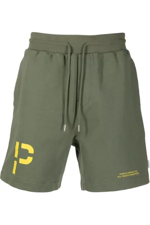 Purple Brand Joggingshorts mit Logo-Print