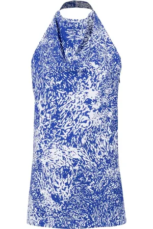Proenza Schouler Theda Oberteil mit abstraktem Muster