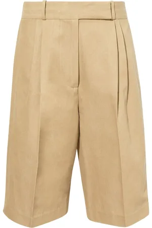 Proenza Schouler Knielange Plissee-Shorts