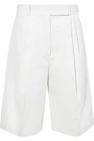 Proenza Schouler Knielange Plissee-Shorts